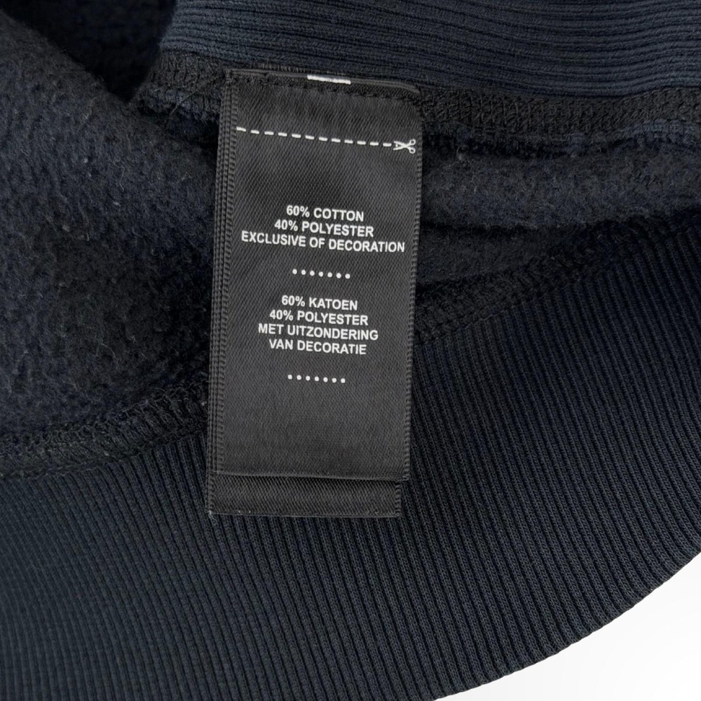 Harley-Davidson Sweatshirt‎ Mens 3XL Black Chenille Logo Crewneck Fleece - Picture 6 of 8